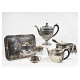 India SIlver Plate Coffee & Tea Service Sets