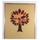 Seasonal Crocheted Fabric & Fibre Oak Tree