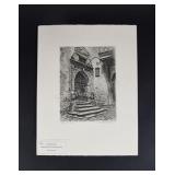 Original Signed Charcoal Artwork by Kunstler