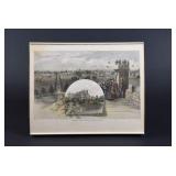 Engraved & Colored Ontario Ladies College, c.1882