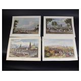 Antique Prints - Engraved & Colored Lithographs