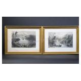 Engraved & Colored Framed Frontier Prints