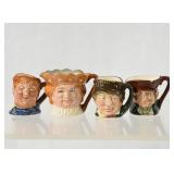 Miniature Royal Doulton Character Jugs