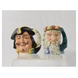 Neptune & Capt Henry Morgan Royal Doulton Jugs