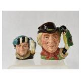 The Walrus & Carpenter & Falconer Doulton Jugs