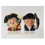 Lobster Man & Town Crier Royal Doulton Jugs