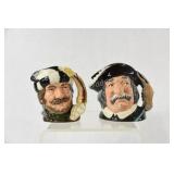 Sancho Panca & The Trapper Royal Doulton Jugs