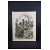 Engraved & Colored Toronto University, c.1882