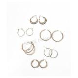 Sterling Silver Loop Earrings - Various Sizes
