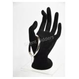 Sterling Silver Bracelet with Safety Chain