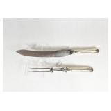 BIRKS Sterling SIlver Monogrammed Carving Set