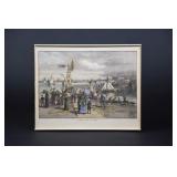 Engraved & Colored Toronto Island, c.1882