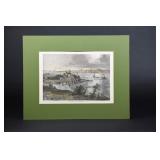 Engraved & Hand Colored Kingston From Barriefield