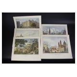 Antique Prints - Engraved & Colored Lithographs