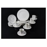 Gibson White Ceramic China Set