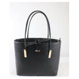 Diophy Faux Black Tote Shoulder Bag
