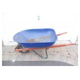 Yard Works, Metal & Wood Frame Wheel Barrow