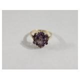 10K Yellow Gold & Amethyst Ring