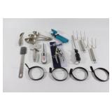 Kitchen Measuring Spoons, Forks, Rings, Tester