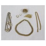 Costume Jewelry Necklaces, Rings, Brooches