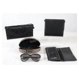Evening Satin & Beaded Hand Bags, Leather Wallet