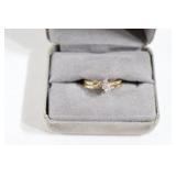14k Yellow Gold Diamond Ring, 2.8 Grams