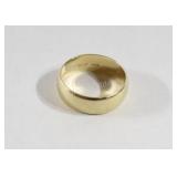 10K Yellow Gold Wide Band Ring