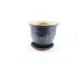 Large Heavy Floor Decorative Stoneware Container
