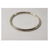 Sterling Silver Heavy Thick Bangle, 37.9 Grams