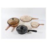 Vision, Corning  Pots & Skillet w Egg Poacher