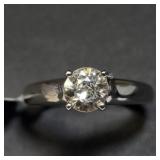 14K White Gold Diamond 0.85Ct Ring