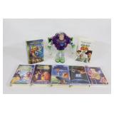 Buzz Light Year Toy w VHS Tapes