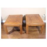 Vintage Set of Wood Side / End Tables