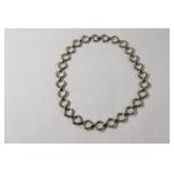 SIlver Metal 17" Chain Link Necklace