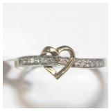 10K Diamond(0.2ct) Ring