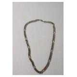 SIlver Metal 17" Chain Link Necklace