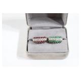Sterling SIlver & Decorative Stone Rings