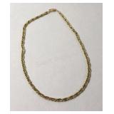 14K Yellow Gold Chain Link Necklace