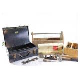 Large VTG Jelco Metal Sectional Case, Tools
