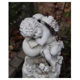 Cherub Resin Outdoor Garden Decor