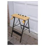 Metal Frame Adjustable Folding Work Bench Table