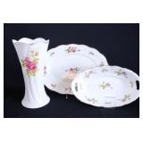 VTG Porcelain Vase & Serving Platters
