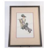 Harrison Fisher Art Print "A Garden of Girls"