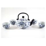 Pier 1 -Blue & White Japanese Green Tea Set