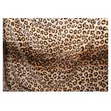 K.S.I Leopard Double Size Plush Blanket