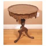 Composite Wood Scroll Occasional Table