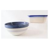 Hand Painted Ceramic Mixing Bowl & Bakeware