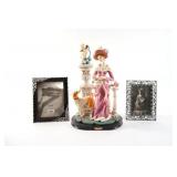 Resin Giovanni Figurine w Metal Frames