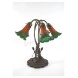 Tiffany-Style Pond Lily Accent Lamp