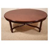 Traditional Mahogany Finish Coffee Table
